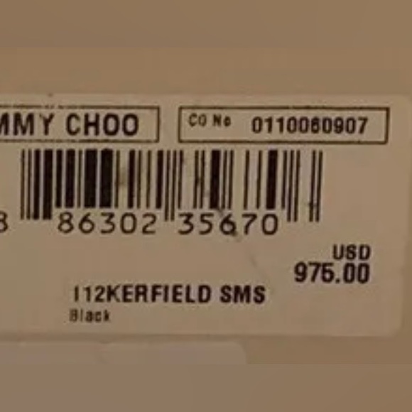 Jimmy Choo Kerfield Black Suede Peep Toe Heels. Size U.S. 6.5/EU 36.5 - Picture 9 of 10